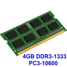 4GB DDR3-1333 PC3-10600 1333MHz , Memorie LAPTOP DDR3 Testata cu Memtest86+ foto