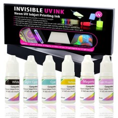 Set 6 culori cerneala invizibila pentru imprimante Epson - 10 ml/culoare