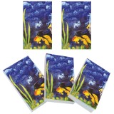 Set 5 Carnete de Buzunar Acvatica 5 x 8 cm, 100 Foi Velina, Hartie 80g/mp, Coperta Lucioasa, Brosare, Brand Soapta Stelelor