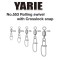 Agrafe cu Vartej Yarie 553 Crosslock Snap 150lb 4buc/plic