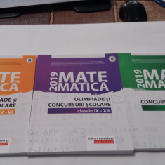 MATEMATICA OLIMPIADE SI CONCURSURI SCOLARE CLASELE IV-XII 2019