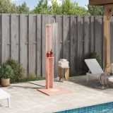 vidaXL Duș exterior natural 75 x 76 x 217 cm Lemn Douglas solid 886334