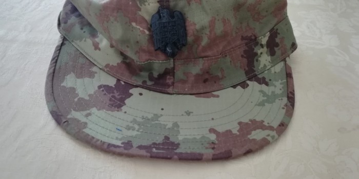 M1 0 - Sapca militara - cu emblema - mozaic