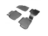 Covorase Cauciuc Tip Tavita Land Rover Discovery V (2016-2024) + Protectie Tunel Spate - ALM, Negru