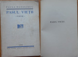 Paula Manolescu , Pasul vietii , Poeme , 1938 , prima editie, Alta editura