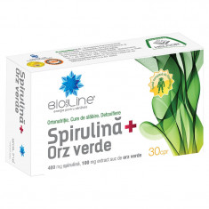 SPIRULINA+ORZ VERDE 30CPR foto