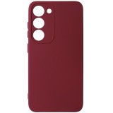 Husa tip capac spate silicon TPU Matte roz inchis pentru Samsung Galaxy S23 5G