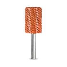 Biax sculptura lemn SABURR - Cap cilindric 19 mm, Granulatie Saburr FOARTE ASPRA - PORTOCALIE