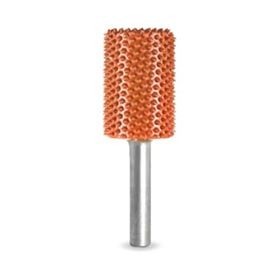 Biax sculptura lemn SABURR - Cap cilindric 19 mm, Granulatie Saburr FOARTE ASPRA - PORTOCALIE foto