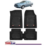Covorase Auto TeamCar&reg; Tip Tavita Compatibile Jaguar XJ X350/X358 (2003&ndash;2009) Negru Material Rezistent, Cauciuc