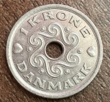 C50 - Moneda foarte veche - Danemarca - 1 coroana / krone - 2001