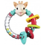 Zornaitoare Multi-texturata Girafa Sophie, Multicolora