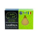 Sapun Salvie &amp; Sulf Savonia 90gr - Antiacneic, Antibacterian, Curatare Profunda, Piele Sensibila