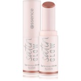 essence satin GLOW ruj cremos cu finisaj satinat culoare 01 Whole Latte Love 3.5 g