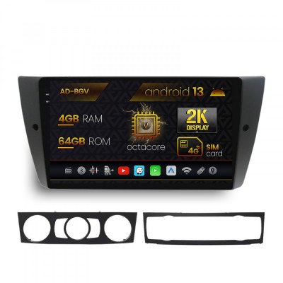 Navigatie BMW Seria 3 E90, E91, E92, Android 13, V-Octacore 4GB RAM + 64GB ROM, 9.5 Inch - AD-BGV9004+AD-BGRKIT391 foto