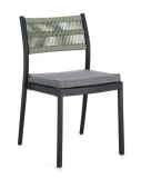 Cumpara ieftin Set 4 scaune Alvin gri verde 49.5x52.5x82 cm