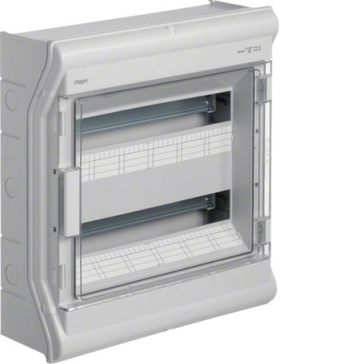 Tablou electric PT 36 module (2x18) IP54 Hager VE218L foto