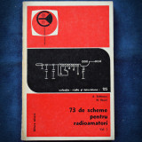 73 DE SCHEME PENTRU RADIOAMATORI - A. SAHLEANU, N. ROSICI - VOL. I