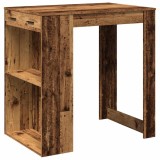 Masa de bar, lemn vechi, 102x70x103,5 cm, lemn prelucrat
