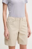 Hagl&ouml;fs pantaloni scurți outdoor Korp Lite culoarea bej, neted, medium waist, 607877