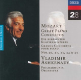 Mozart - Great Piano Concertos. Nos 20,21,23,24,25 | Vladimir Ashkenazy, Clasica, Decca