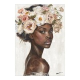 Cumpara ieftin Tablou canvas Fleri, Pako World, cu rama, 70x3.5x100 cm