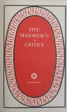 CRITICE-TITU MAIORESCU