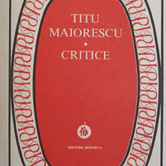 CRITICE-TITU MAIORESCU