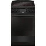 Aragaz FCCM58088, Electric, 4 Arzatoare, Cuptor electric, Grill, 60 cm, Negru