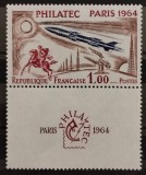 BC553, Franta 1964, serie exp.filatelica Paris