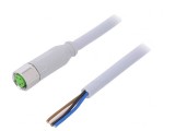 Cablu de conectare M8 PIN 4 drept 5m 30VAC PVC