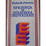 EFICIENTA IN STRATEGIA DEZVOLTARII-BARBU GH. PETRESCU-229698