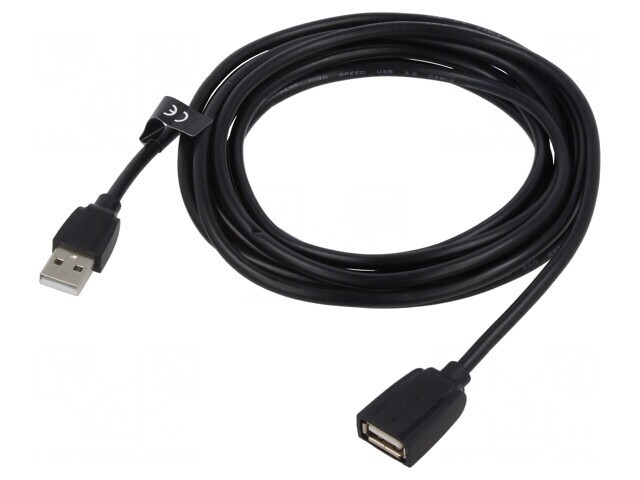 Cablu USB 2.0 A-A 2m Negru