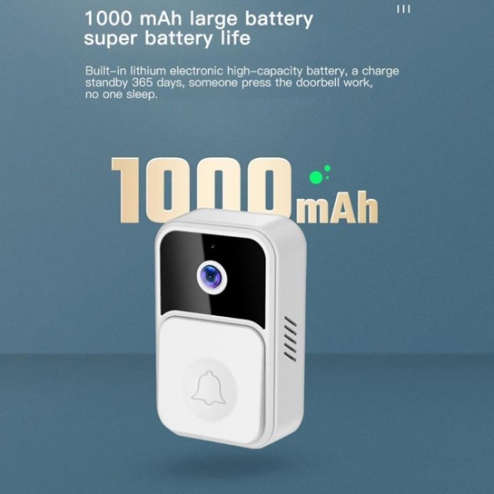 Sonerie wireless inteligenta Q-ML050, vedere de noapte, camera 4K, Conexiune wireless