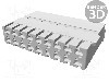 Conector auto, serie MCP 1.5K, mama, pe cablu, TE Connectivity - 1718489-1