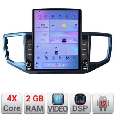 Navigatie dedicata Edonav VW Amarok Android radio gps internet quad core 2+32 ecran vertical 9.7&amp;quot; KIT-amarok+EDT-E708 CarStore Technology foto