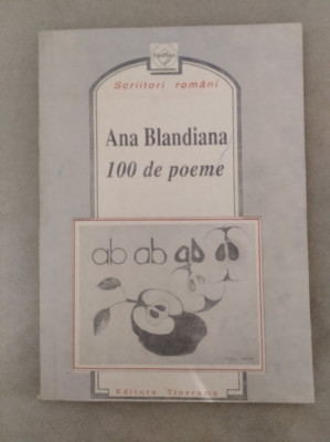 100 de poeme - Ana Blandiana foto