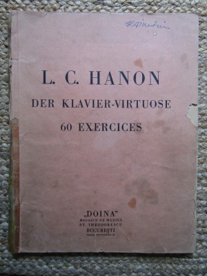 L. C. HANON -DER KLAVIER -VIRTUOSE 60 EXERCICES foto