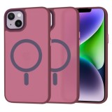 Husa pentru iPhone 14 Plus - Techsuit HaloFrost&nbsp;MagSafe Series - Bordeaux