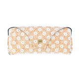 Toc ochelari din plută cu flori albe