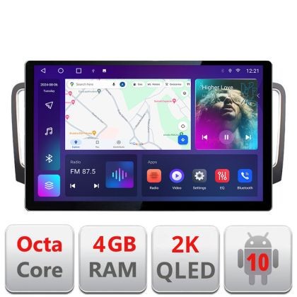 Navigatie dedicata VW Sharan 2011-2020 N-SHARAN Edonav ecran 13&quot; 2K 8 si 128 Android Waze USB Navigatie 4G 360 Toslink Youtube Radio V1 CarStore Techn