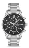 Cumpara ieftin Ceas Bărbătesc Daniel Klein Exclusive DK.1.13133.1 &ndash; 44 mm &ndash; Piele Argintie &ndash;