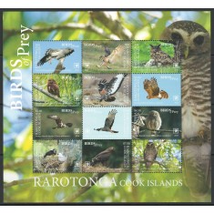 Rarotonga 2018 Mi 70/81 MNH - Pasari de prada (54)