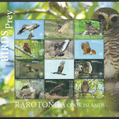 Rarotonga 2018 Mi 70/81 MNH - Pasari de prada (54)