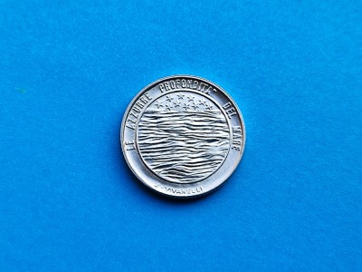 2 Lire 1977 San Marino-AUNC-RAR-in realitate arata bine! foto