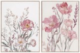 Set 2 tablouri decorative Flowers 2 x 62.5x82.5 cm