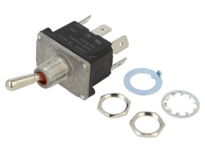 Comutator Basculant DPDT ON-ON 16A 250VAC/30VDC foto