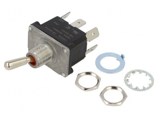 Comutator Basculant DPDT ON-ON 16A 250VAC/30VDC