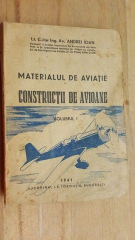 Constructii de avioane volumul 1- Andrei Ioan