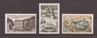Franta 1963 - 3 serii, MNH foto